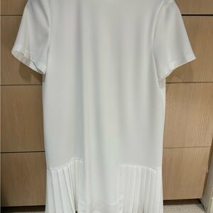 Zara Cream Textured Dress